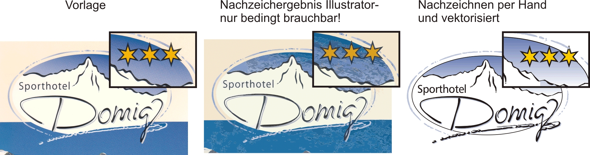 Vektorisieren domig